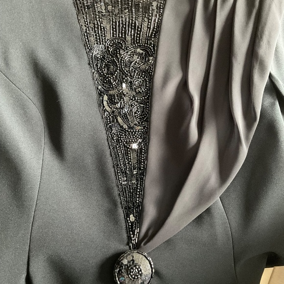 Daymor Couture Black Formal Skirt w/Sequin Jacket - Picture 6 of 6